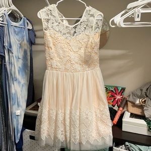 Size small white lace dress